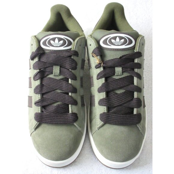 Adidas Men's Campus 00s Suede Shoes Olive Strata Dark Brown Sizes NIB ID1418 - Picture 2 of 5